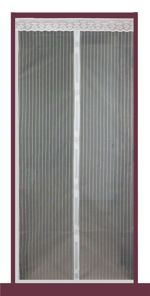 white magnetic door screens