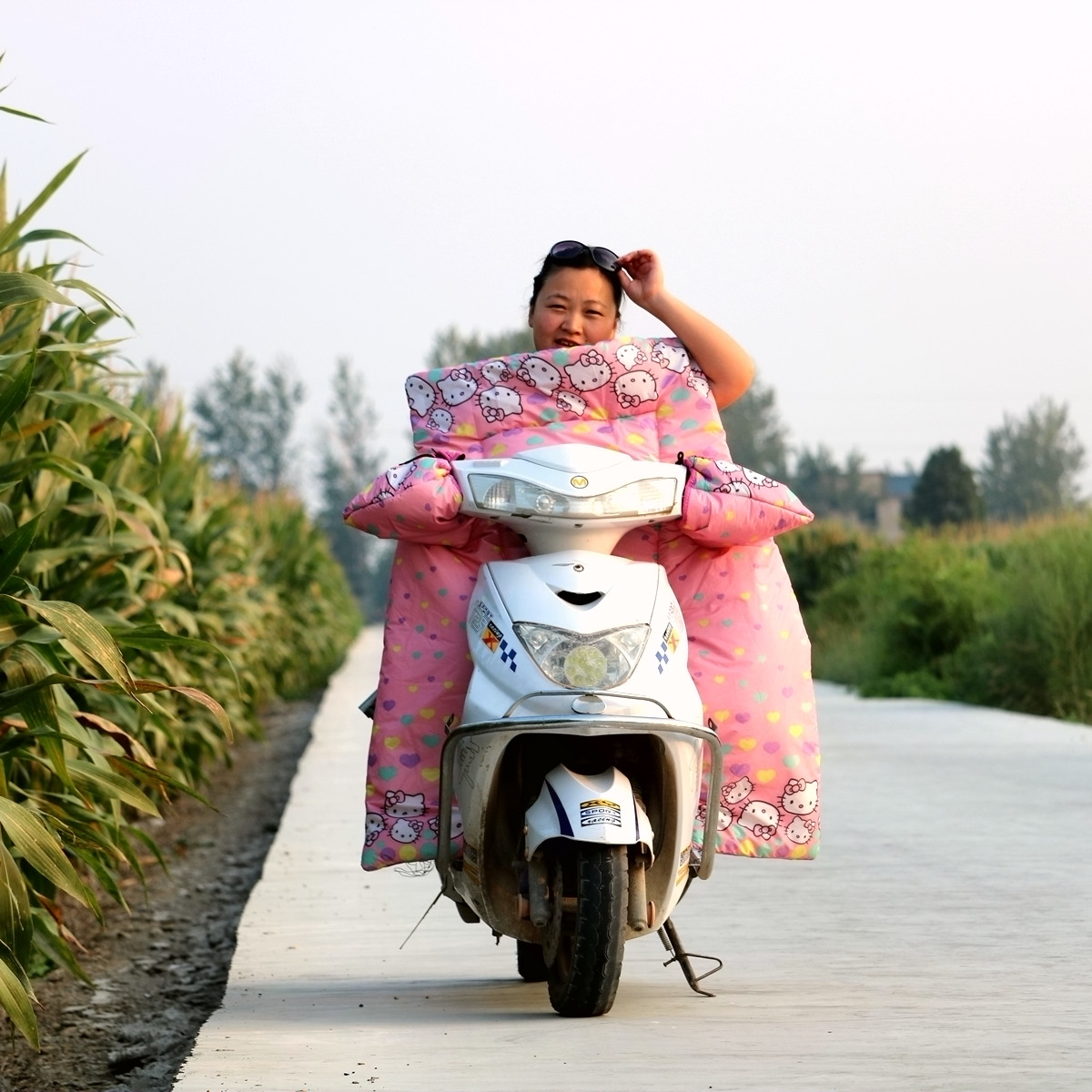 加厚冬季电动车挡风被