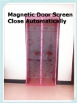 Magnetic door mosquito net bug off screen doors strong magnets close automatically